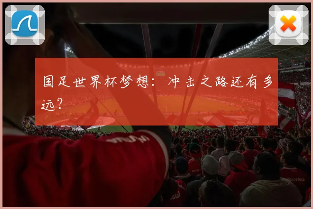 国足世界杯梦想：冲击之路还有多远？